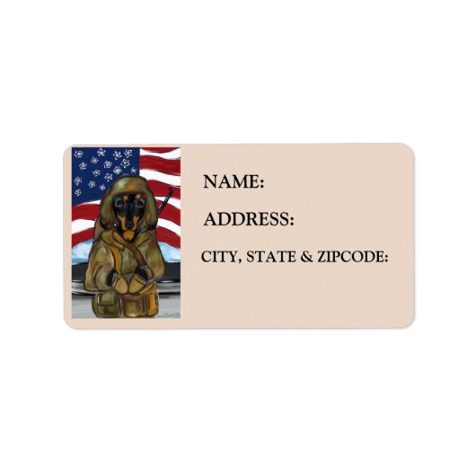 DOXIE SOLDIER ETIKET (Voorkant)
