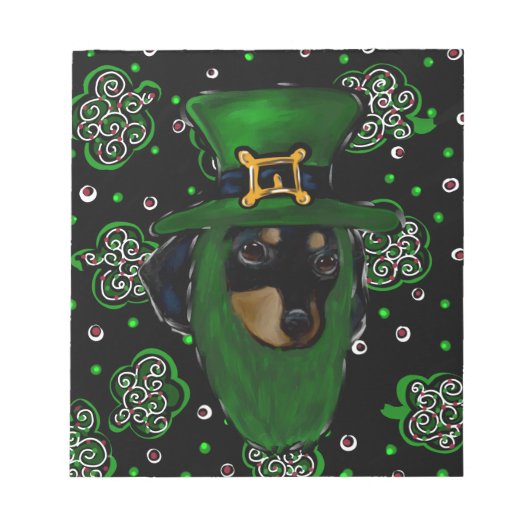 Doxie St. Patty Notitieblok (Voorkant)