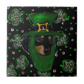 Doxie St. Patty Tegeltje (Voorkant)