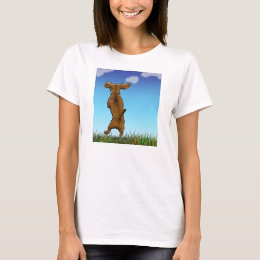 Doxie-Tanktop overslaan T-shirt (Voorkant)