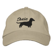Doxie Teckel Silhouette Wiener Hond Custom Pet (Voorkant)