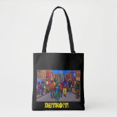 Doxie Town City - DETROIT Tote Bag (Voorkant)