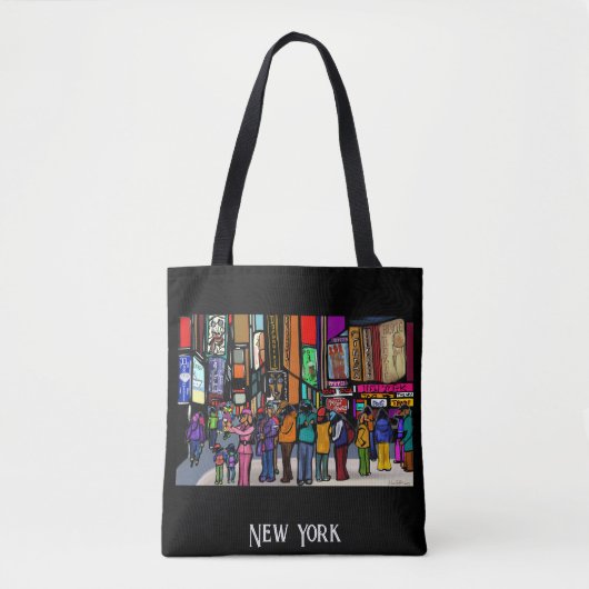 Doxie Town City - NEW YORK Tote Bag (Voorkant)