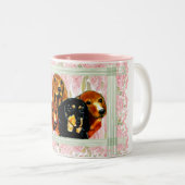 Doxie Tweekleurige Koffiemok (Voorkant rechts)