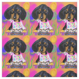 Doxie Verjaardag Stof