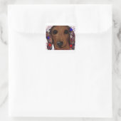 DOXIE VIERKANTE STICKER (Tas)