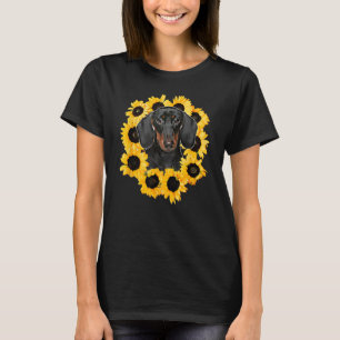 Doxie Wiener Hondenliefhebber Pet Pap Mam Zonneblo T-shirt