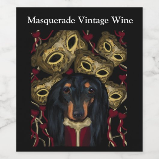 DOXIE WIJN ETIKET (Enkel label)