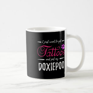 Doxiepoo Hondenliefhebber Tattoo Funny Dog Mom Gif Koffiemok