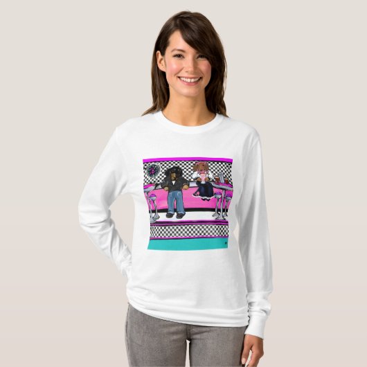 Doxies Rock en Roll T-shirt (Voorkant volledig)