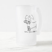 Doxitude Tall Frosted Mok (Voorkant rechts)