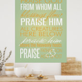 Doxologisch Poster (Keuken)