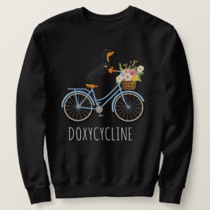 Doxycycline Apotheek Grappige , Dachshund op Fiets Trui