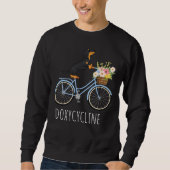 Doxycycline Apotheek Grappige , Dachshund op Fiets Trui (Voorkant)