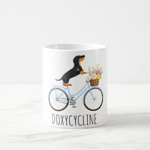 Doxycycline Apotheek Mok , Dachshund op Fiets,