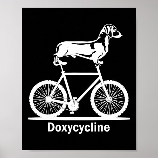 Doxycycline Pharmacy Pun Funny Veterinary Pharmaci Poster (Voorkant)