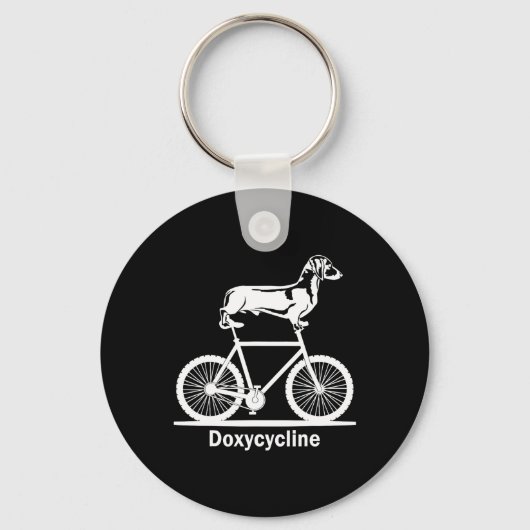 Doxycycline Pharmacy Pun Funny Veterinary Pharmaci Sleutelhanger (Voorkant)