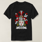 Doyle Coat of Arms Family Crest T-shirt (Design voorkant)