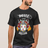 Doyle Crest Coat of Arms *Locatie toevoegen* T-shirt (Voorkant)