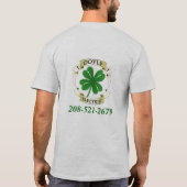 Doyle Electric Logo op voor en achter T-shirt (Achterkant)