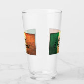 Doyle Familienaam op Ierse vlag Glas (Links)