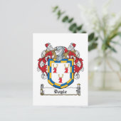 Doyle Family Crest Briefkaart (Staand voorkant)