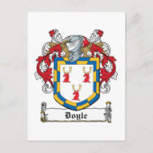 Doyle Family Crest Briefkaart (Voorkant)