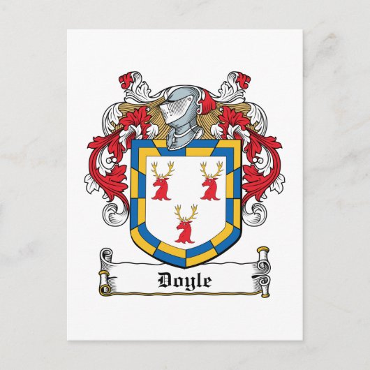 Doyle Family Crest Briefkaart (Voorkant)