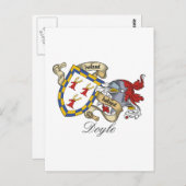Doyle Family Crest Briefkaart (Voorkant / Achterkant)