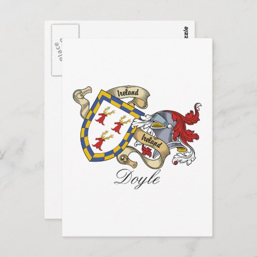 Doyle Family Crest Briefkaart (Voorkant / Achterkant)