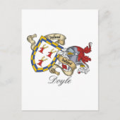 Doyle Family Crest Briefkaart (Voorkant)