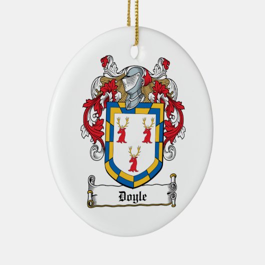 Doyle Family Crest Keramisch Ornament (Rechts)