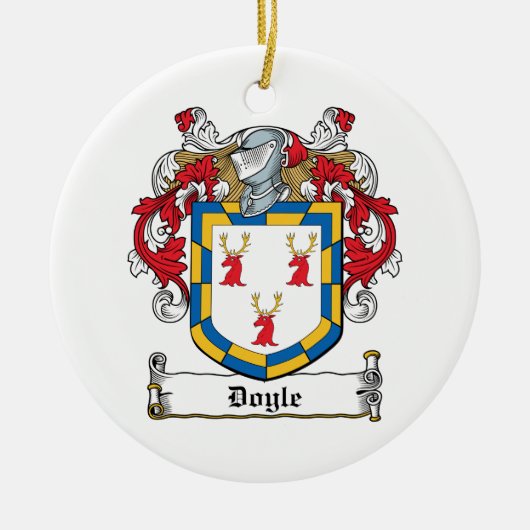 Doyle Family Crest Keramisch Ornament (Voorkant)