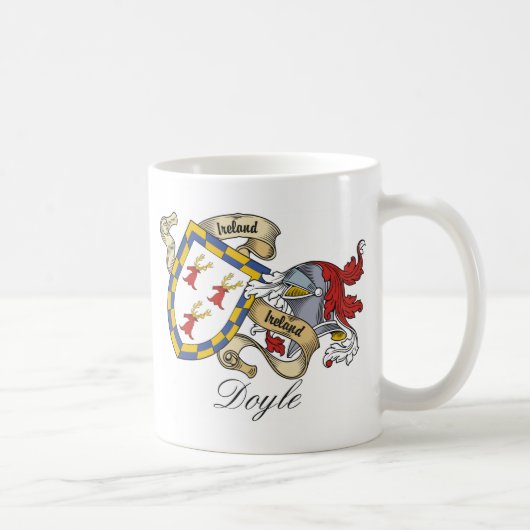 Doyle Family Crest Koffiemok (Rechts)