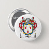 Doyle Family Crest Ronde Button 5,7 Cm (Voorkant /achterkant)
