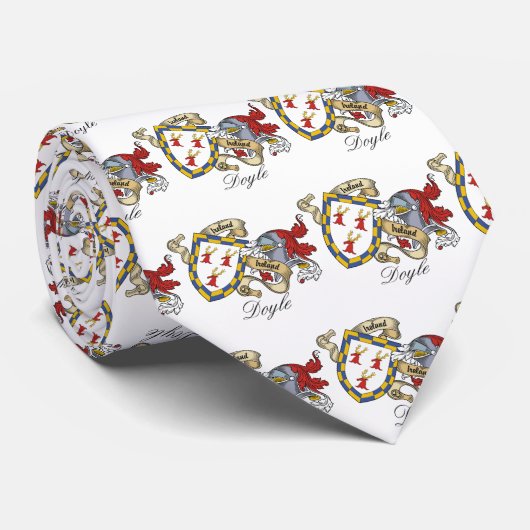 Doyle Family Crest Stropdas (Opgerold)
