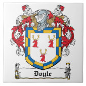 Doyle Family Crest Tegeltje (Voorkant)