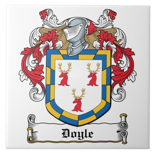 Doyle Family Crest Tegeltje (Voorkant)