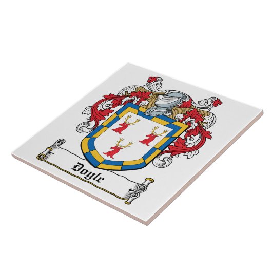Doyle Family Crest Tegeltje (Zijkant)