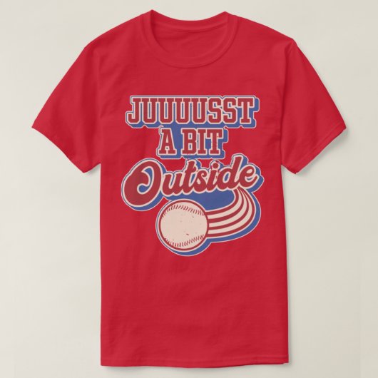 Doyle gewoon een beetje buiten honkbal fan kunst t-shirt (Design voorkant)