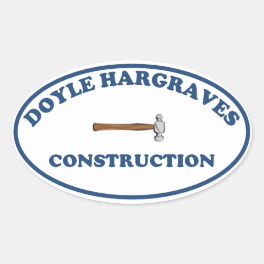 Doyle Hargrave Constructie Sticker (Voorkant)