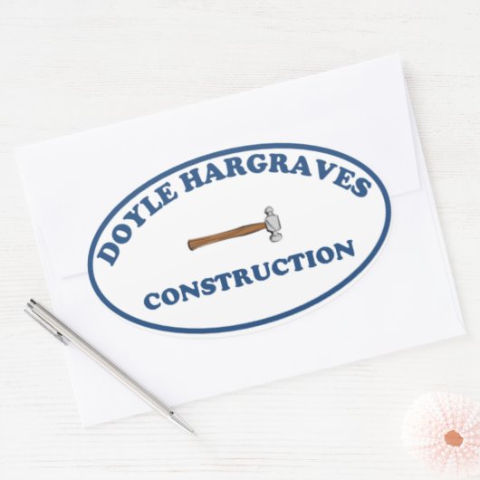Doyle Hargrave Constructie Sticker (Envelop)