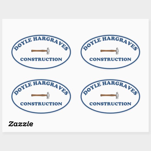 Doyle Hargrave Constructie Sticker (Vel)