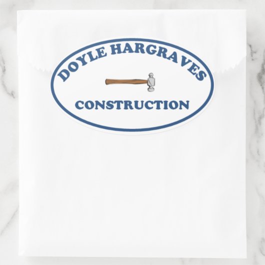 Doyle Hargrave Constructie Sticker (Tas)
