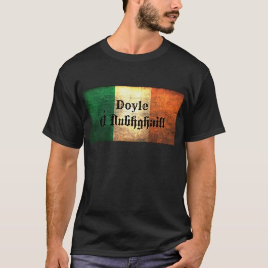Doyle Ierse vlag T-shirt (Voorkant)