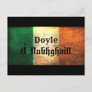 Doyle Irish Flag Briefkaart