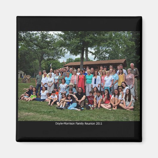 Doyle-Morrison Familie Reünie 2011 Magneet (Voorkant)