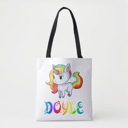 Doyle Unicorn Tote Bag (Voorkant)