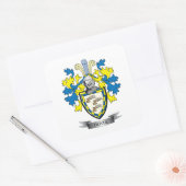 Doyle-wapenstilstand Vierkante Sticker (Envelop)