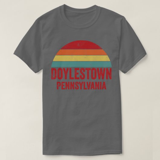 Doylestown Pennsylvania T-shirt (Design voorkant)